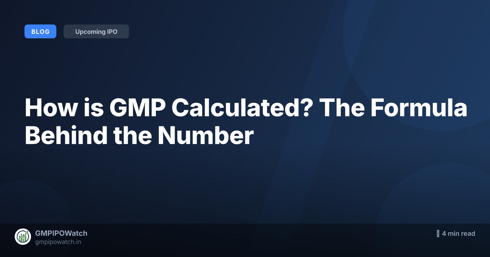 How is GMP Calculated? The Formula Behind the Number