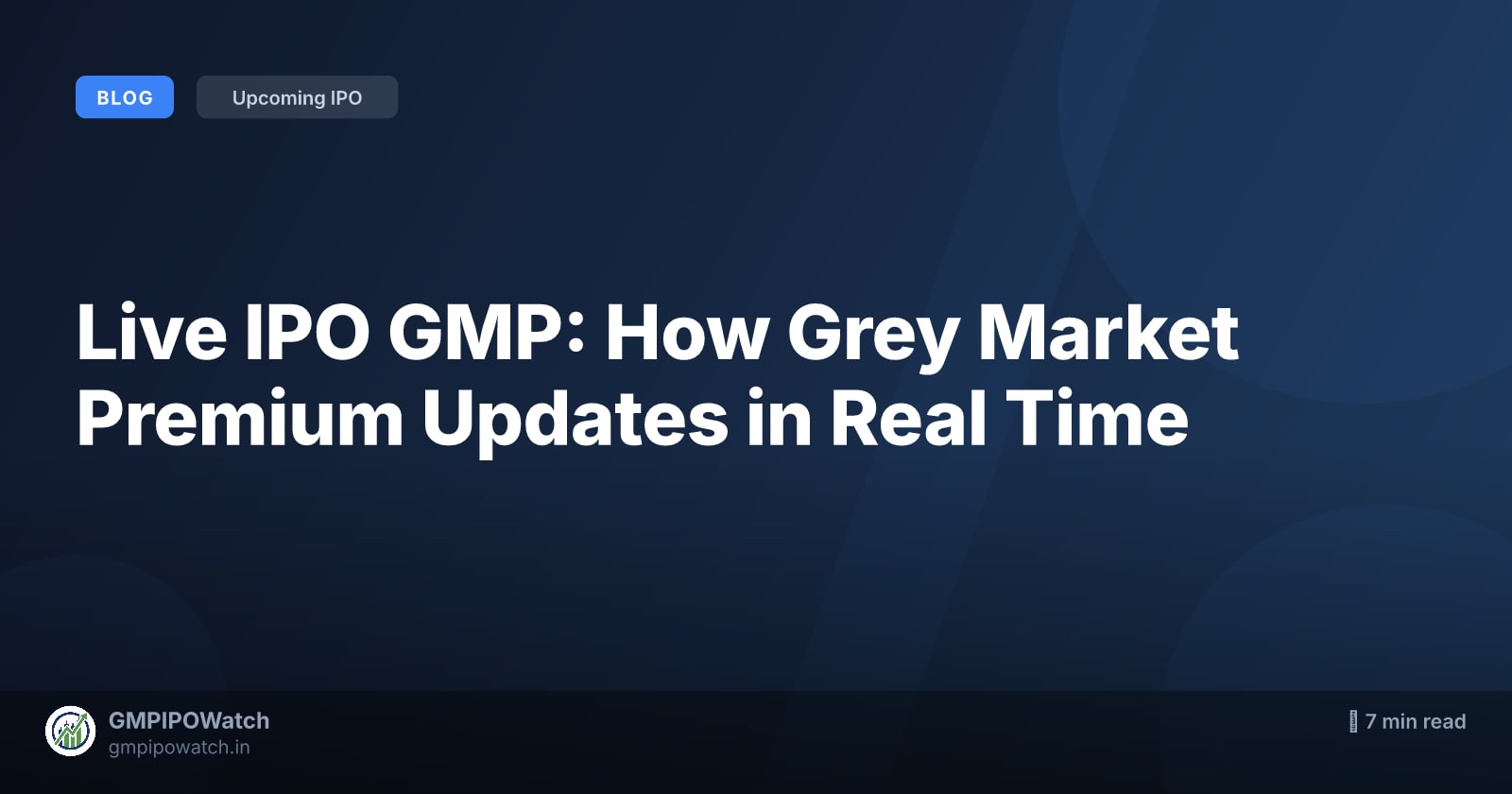 Live IPO GMP: How Grey Market Premium Updates in Real Time